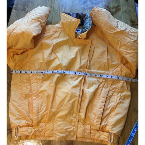 Vintage Obermeyer Womens Yellow Nylon Ski Jacket Size 8 - Picture 8 of 9